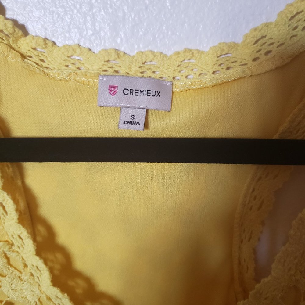 Cremieux sun yellow dress